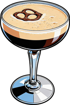 Bean Machine espresso martini illustration