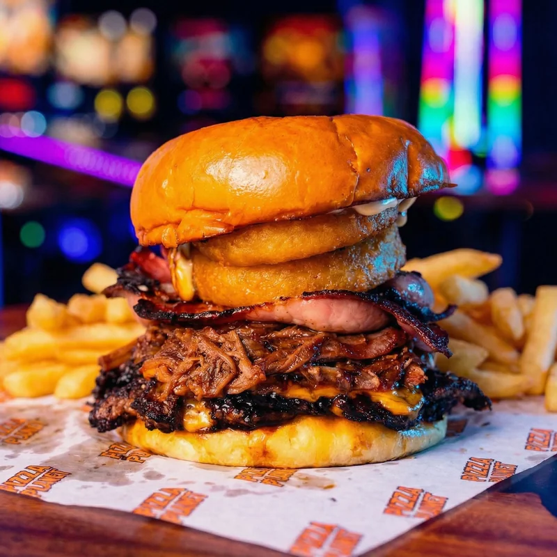 Trevor's Blaine County BBQ burger